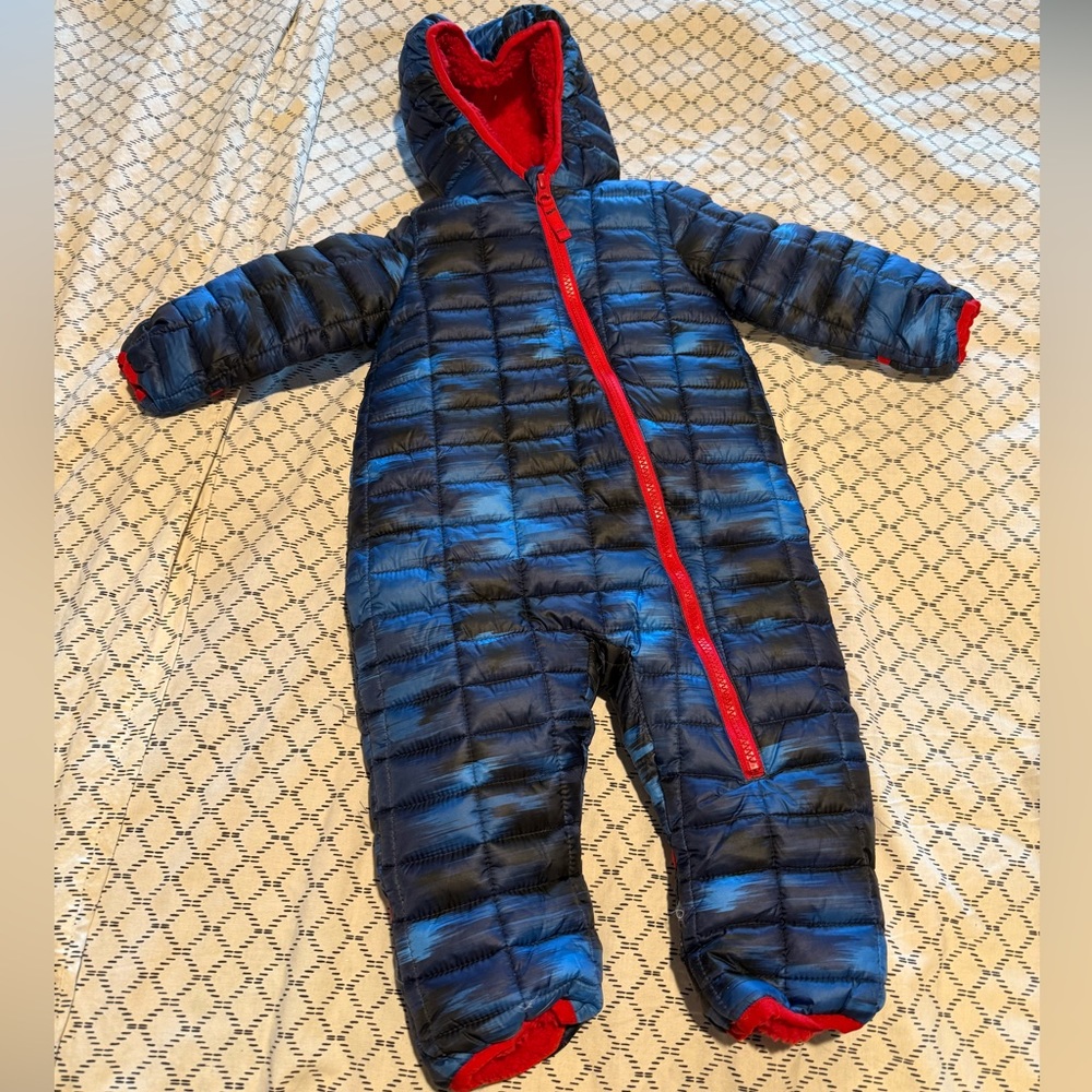 Snozu Boys Infant Fleece Lined Quilted Snowsuit